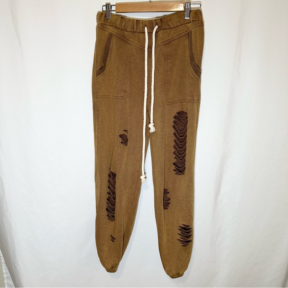 POL Distressed Jogger Pant  sz S